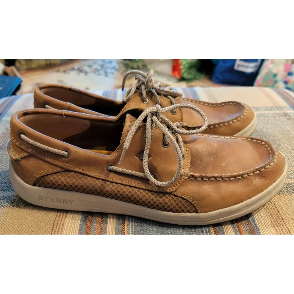 Men's Sperry Boat Shoes Tan / Brown Size 13 M Pre-Owned Good Condition!